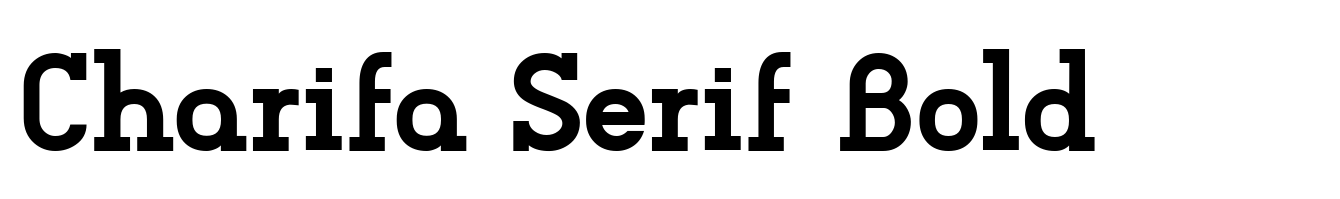 Charifa Serif Bold